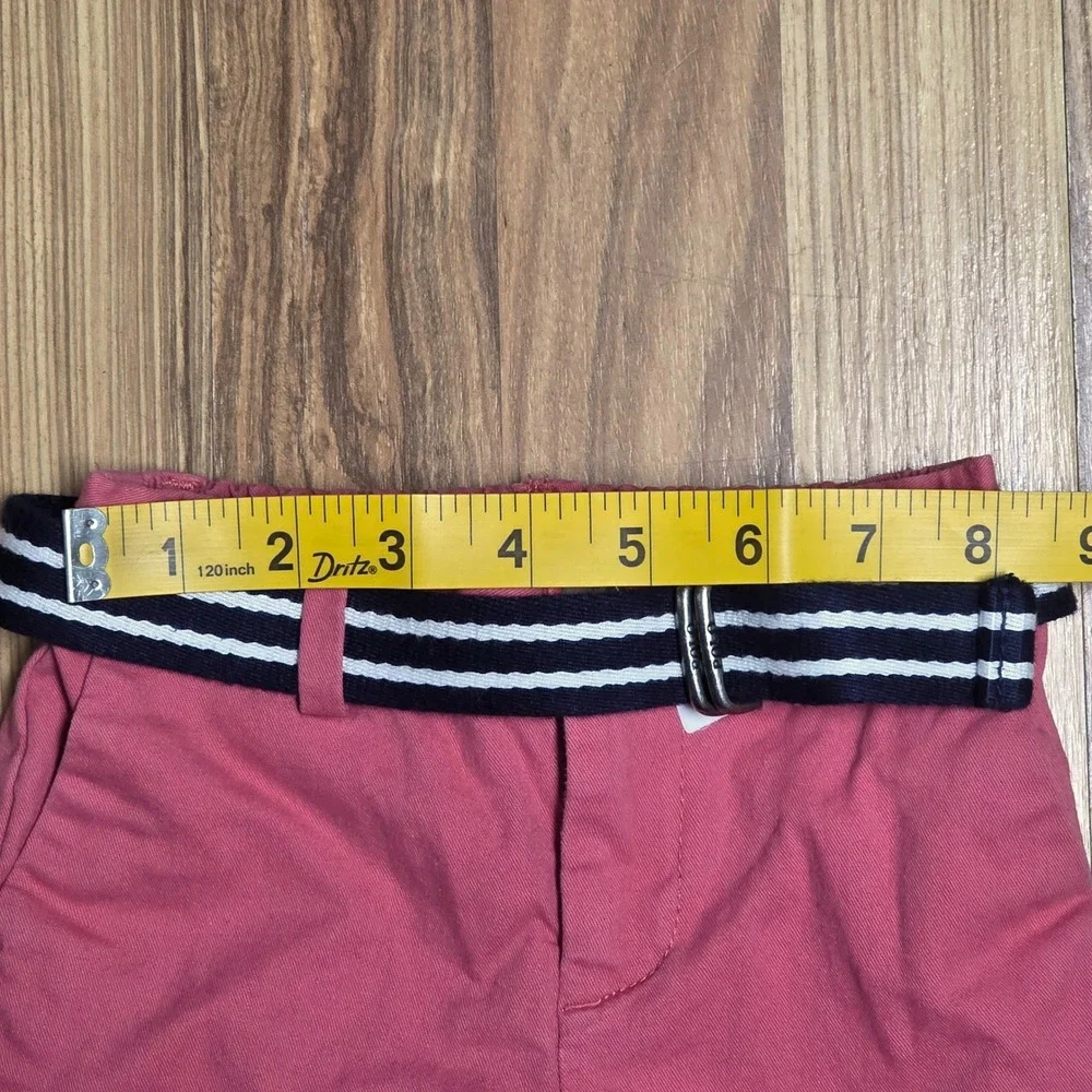 Ralph Lauren Chino Belted Pants Kid's Size 18M‎ Pink